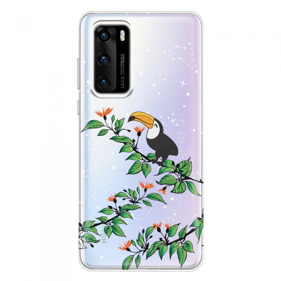 HUAWEI - P40 - Soft Clear Case - Me, The Stars And Toucan