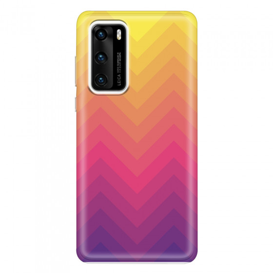 HUAWEI - P40 - Soft Clear Case - Retro Style Series VII.