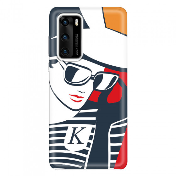 HUAWEI - P40 - Soft Clear Case - Sailor Lady