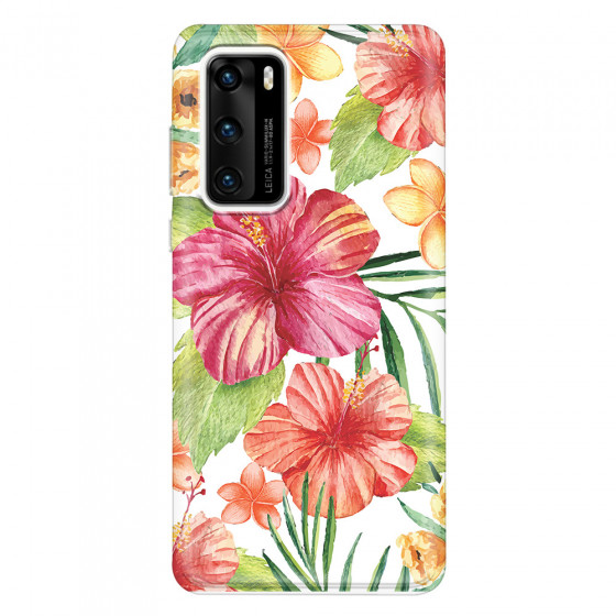 HUAWEI - P40 - Soft Clear Case - Tropical Vibes