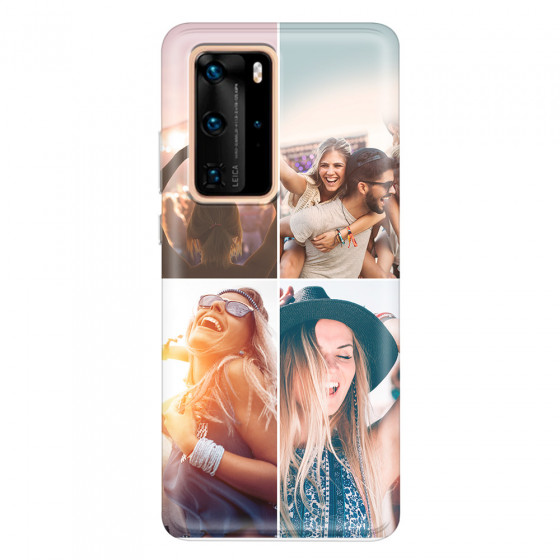 HUAWEI - P40 Pro - Soft Clear Case - Collage of 4