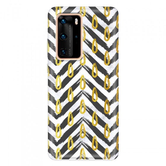HUAWEI - P40 Pro - Soft Clear Case - Exotic Waves