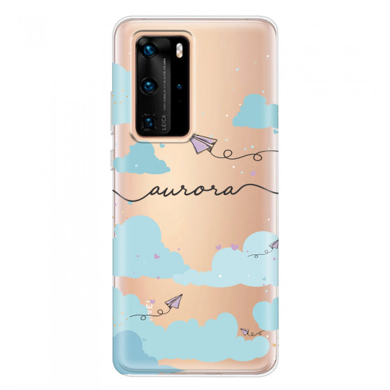 HUAWEI - P40 Pro - Soft Clear Case - Up in the Clouds
