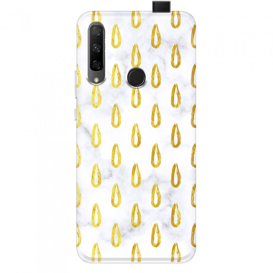 HONOR - Honor 9X - Soft Clear Case - Marble Drops
