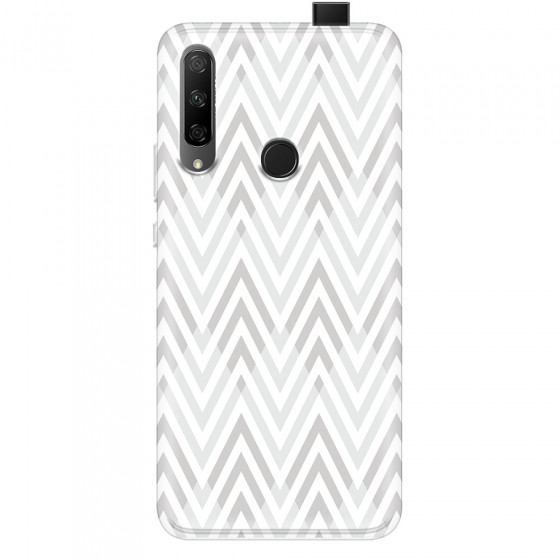 HONOR - Honor 9X - Soft Clear Case - Zig Zag Patterns