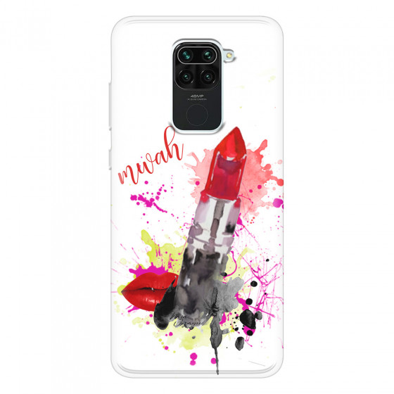 XIAOMI - Redmi Note 9 - Soft Clear Case - Lipstick