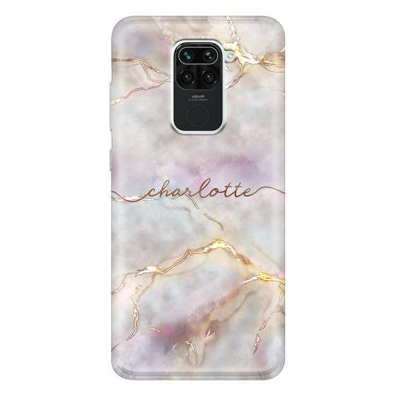 XIAOMI - Redmi Note 9 - Soft Clear Case - Marble Rootage