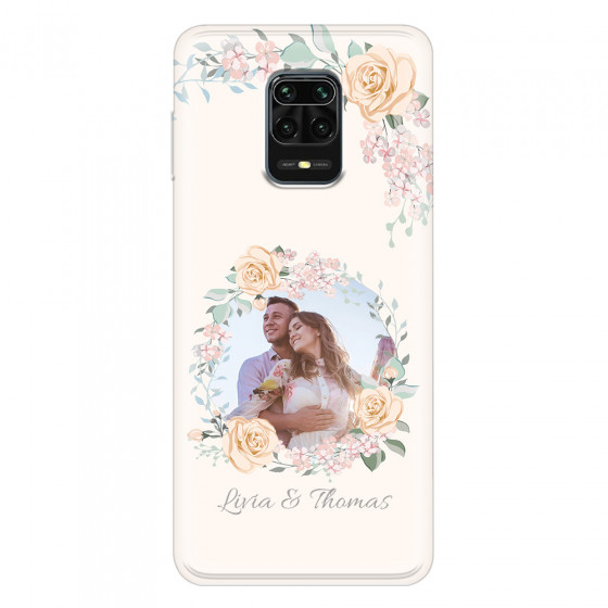 XIAOMI - Redmi Note 9 Pro / Note 9S - Soft Clear Case - Frame Of Roses