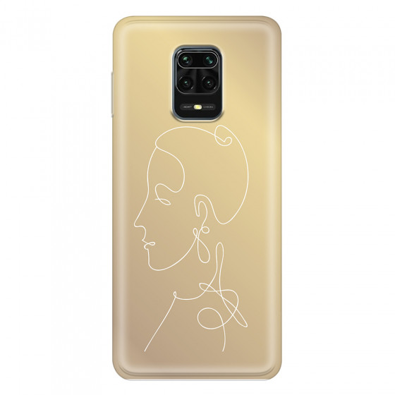 XIAOMI - Redmi Note 9 Pro / Note 9S - Soft Clear Case - Golden Lady