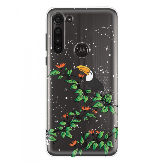 MOTOROLA by LENOVO - Moto G8 Power - Soft Clear Case - Me, The Stars And Toucan
