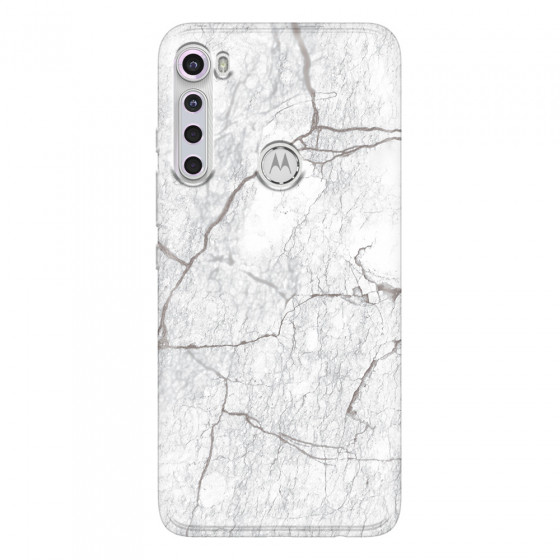 MOTOROLA by LENOVO - Moto One Fusion Plus - Soft Clear Case - Pure Marble Collection II.