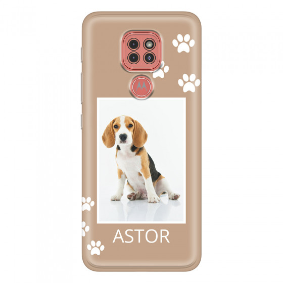 MOTOROLA by LENOVO - Moto G9 Play - Soft Clear Case - Puppy