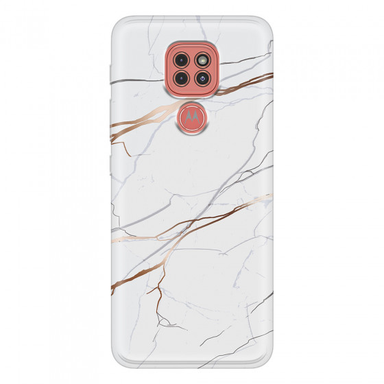 MOTOROLA by LENOVO - Moto G9 Play - Soft Clear Case - Pure Marble Collection IV.
