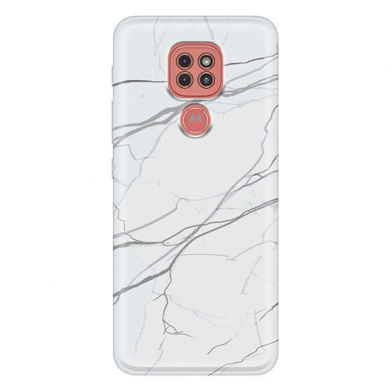 MOTOROLA by LENOVO - Moto G9 Play - Soft Clear Case - Pure Marble Collection V.