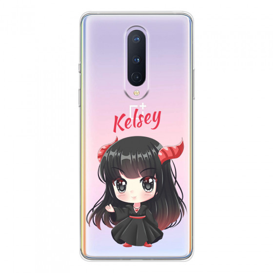 ONEPLUS - OnePlus 8 - Soft Clear Case - Chibi Kelsey