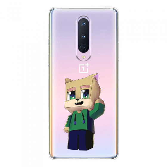 ONEPLUS - OnePlus 8 - Soft Clear Case - Clear Fox Player