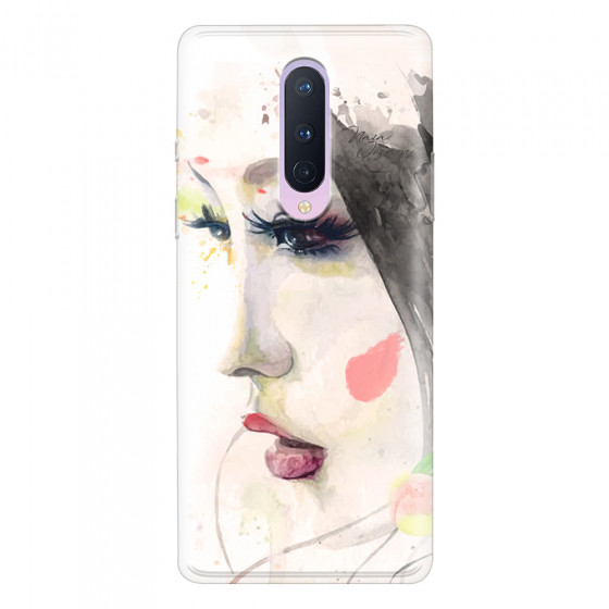 ONEPLUS - OnePlus 8 - Soft Clear Case - Face of a Beauty