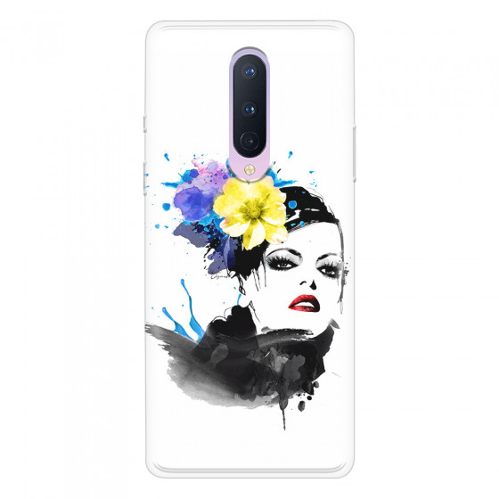 ONEPLUS - OnePlus 8 - Soft Clear Case - Floral Beauty