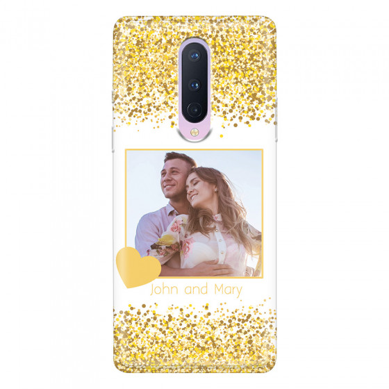 ONEPLUS - OnePlus 8 - Soft Clear Case - Gold Memories