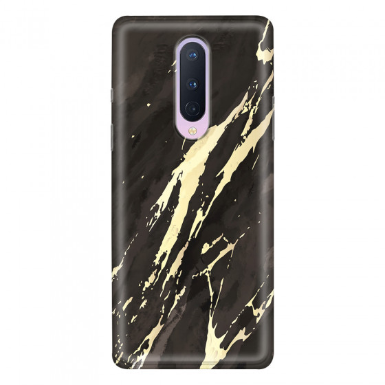 ONEPLUS - OnePlus 8 - Soft Clear Case - Marble Ivory Black