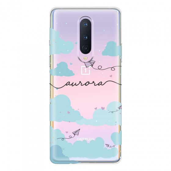 ONEPLUS - OnePlus 8 - Soft Clear Case - Up in the Clouds