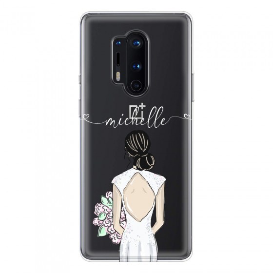 ONEPLUS - OnePlus 8 Pro - Soft Clear Case - Bride To Be Blackhair II.