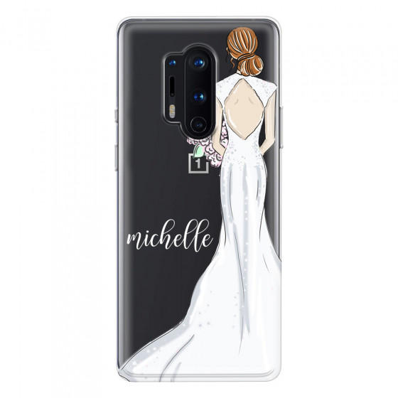 ONEPLUS - OnePlus 8 Pro - Soft Clear Case - Bride To Be Redhead
