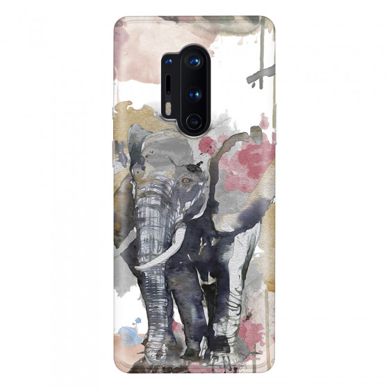 ONEPLUS - OnePlus 8 Pro - Soft Clear Case - Elephant