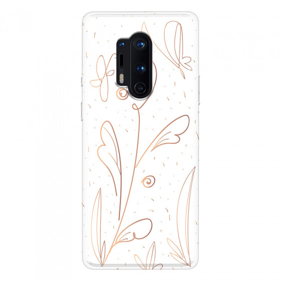 ONEPLUS - OnePlus 8 Pro - Soft Clear Case - Flowers In Style