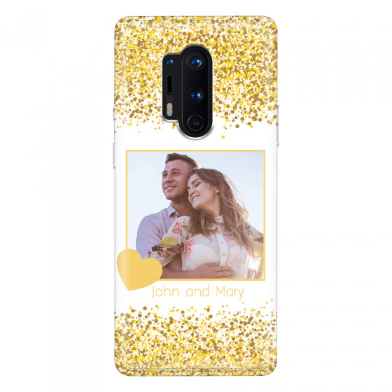 ONEPLUS - OnePlus 8 Pro - Soft Clear Case - Gold Memories