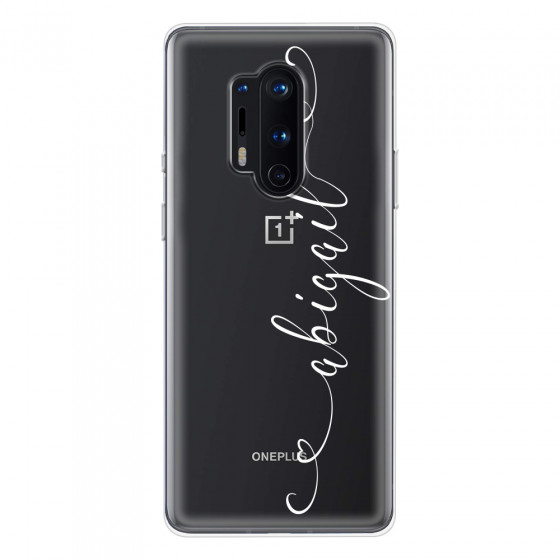 ONEPLUS - OnePlus 8 Pro - Soft Clear Case - Hearts Handwritten