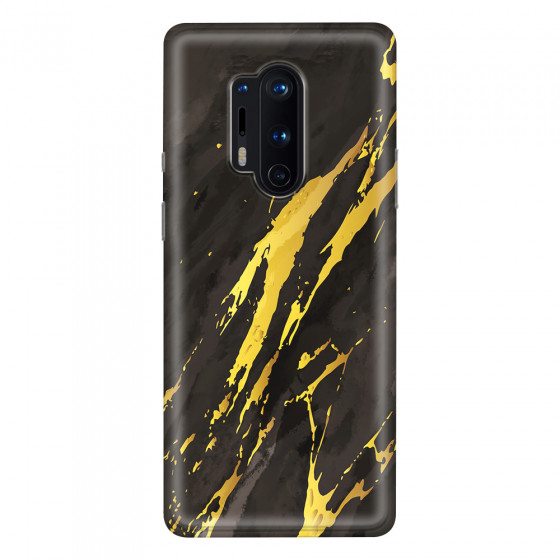 ONEPLUS - OnePlus 8 Pro - Soft Clear Case - Marble Castle Black