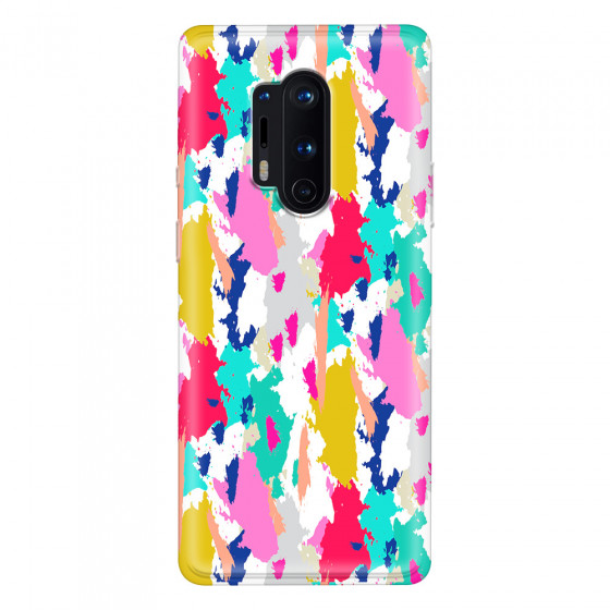 ONEPLUS - OnePlus 8 Pro - Soft Clear Case - Paint Strokes