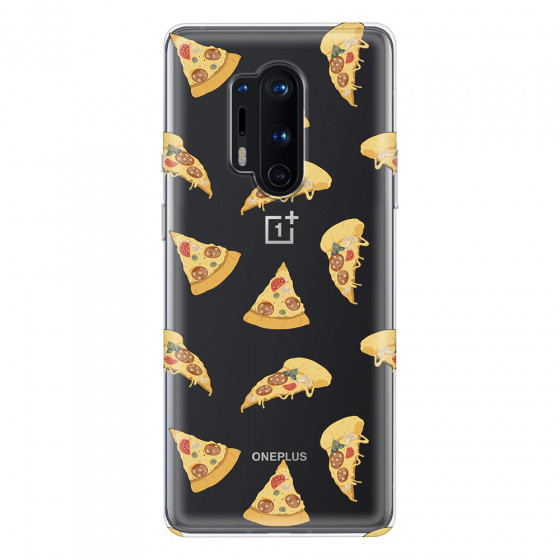 ONEPLUS - OnePlus 8 Pro - Soft Clear Case - Pizza Phone Case
