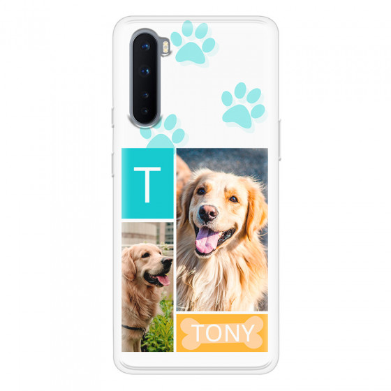 ONEPLUS - OnePlus Nord - Soft Clear Case - Dog Collage