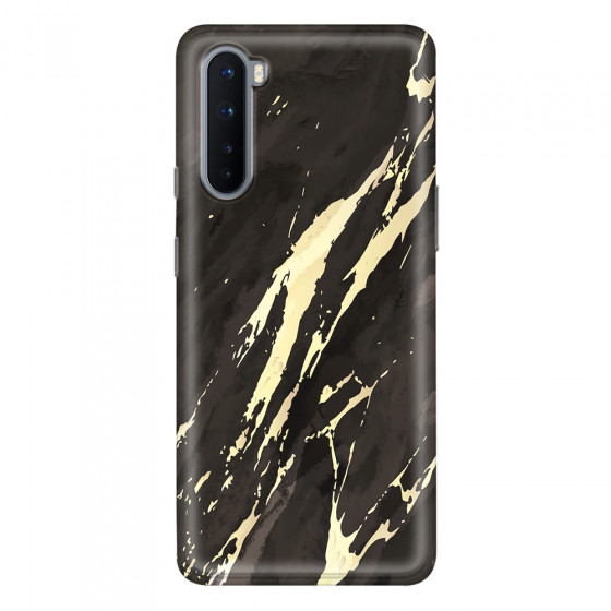 ONEPLUS - OnePlus Nord - Soft Clear Case - Marble Ivory Black