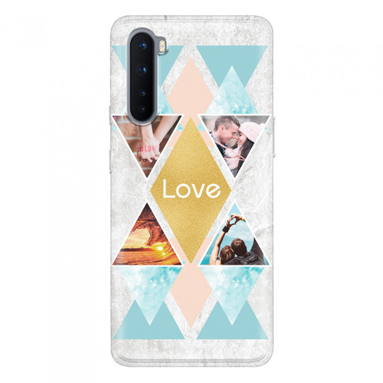 ONEPLUS - OnePlus Nord - Soft Clear Case - Triangle Love Photo