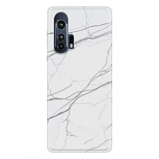 MOTOROLA by LENOVO - Moto Edge Plus - Soft Clear Case - Pure Marble Collection V.