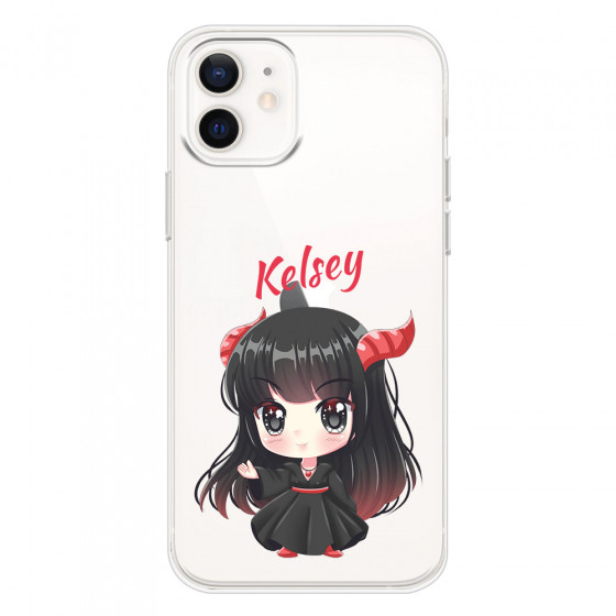 APPLE - iPhone 12 - Soft Clear Case - Chibi Kelsey