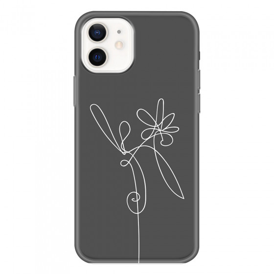 APPLE - iPhone 12 - Soft Clear Case - Flower In The Dark