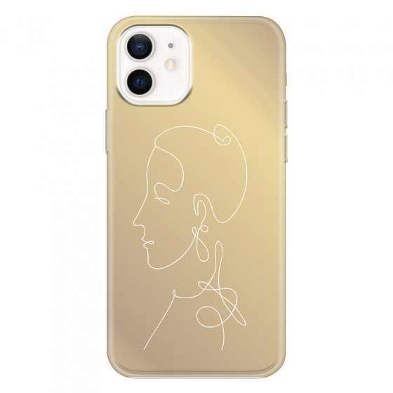 APPLE - iPhone 12 - Soft Clear Case - Golden Lady