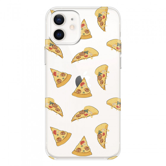 APPLE - iPhone 12 - Soft Clear Case - Pizza Phone Case