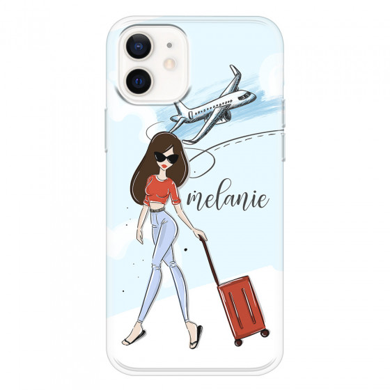 APPLE - iPhone 12 - Soft Clear Case - Travelers Duo Brunette