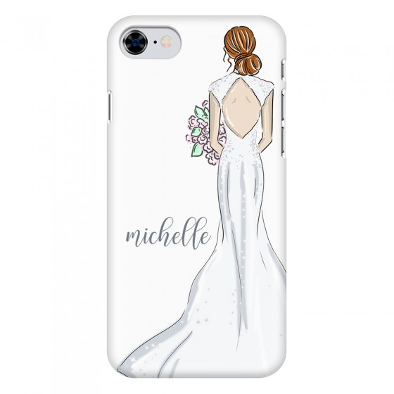 APPLE - iPhone SE 2020 - 3D Snap Case - Bride To Be Redhead Dark