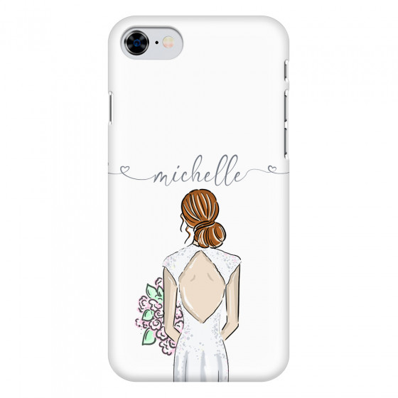 APPLE - iPhone SE 2020 - 3D Snap Case - Bride To Be Redhead II. Dark