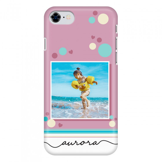 APPLE - iPhone SE 2020 - 3D Snap Case - Cute Dots Photo Case