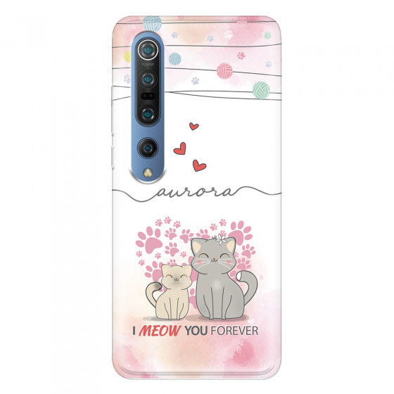 XIAOMI - Mi 10 Pro - Soft Clear Case - I Meow You Forever