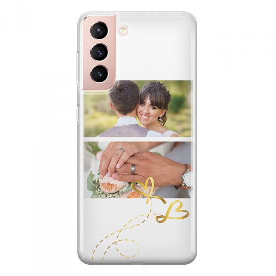 SAMSUNG - Galaxy S21 - Soft Clear Case - Wedding Day