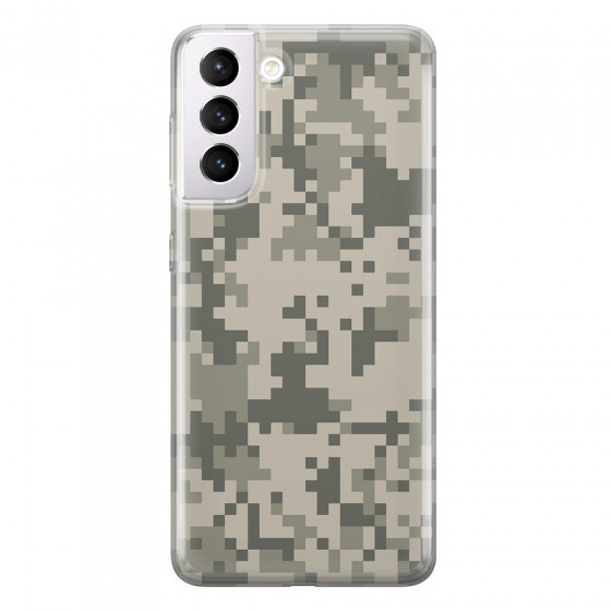 SAMSUNG - Galaxy S21 Plus - Soft Clear Case - Digital Camouflage