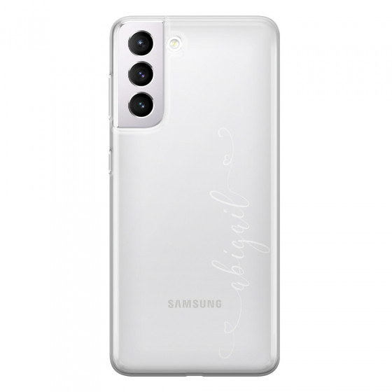 SAMSUNG - Galaxy S21 Plus - Soft Clear Case - Little Hearts Handwritten